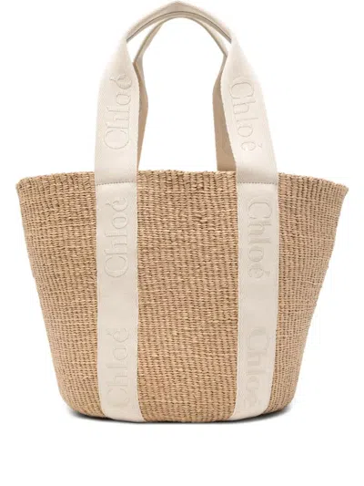 CHLOÉ CHLOÉ WOODY LARGE BASKET