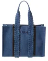 CHLOÉ CHLOÉ WOODY LARGE CANVAS TOTE