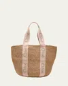 Chloé Woody Large Mifuko Basket Bag With Logo Webbing