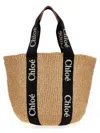 Chloé 'woody' Large Shopping Bag In Brown