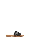 Chloé Mini Multi-ribbon Sandals In Black