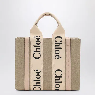 Chloé Woody Little Bag In Beige