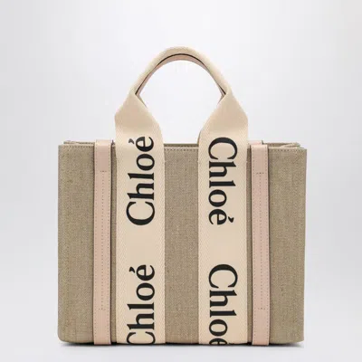 Chloé Woody Little Bag In Beige
