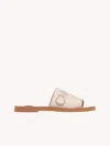 CHLOÉ CHLOÉ WOODY LOGO SANDALS