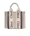 Chloé Stitched Tote Bag With Handles And Strap In Nude