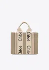 Chloé Woody Logo Tote Bag