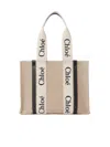 Chloé Natural Canvas Woody Bag