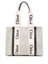 Chloé Woody Medium Canvas Tote
