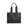 Chloé Chloe Woody Medium Leather Tote Bag Women In Black