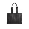 Chloé Chloe Woody Medium Leather Tote Bag Women In Black