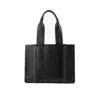 Chloé Chloe Woody Medium Leather Tote Bag Women In Black