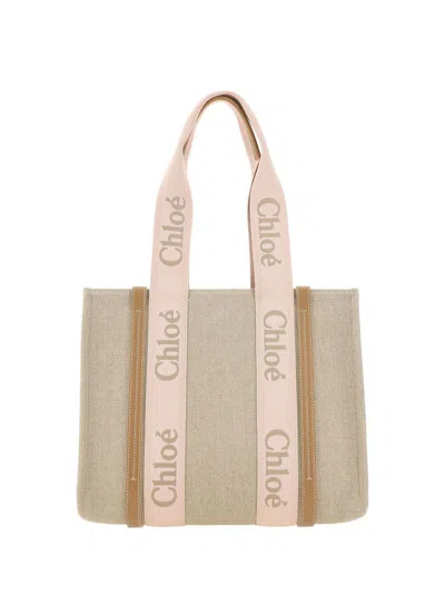 Chloé Shoulder Bags In Beige