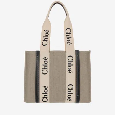 Chloé Chloè Woody Medium Tote Bag