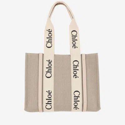 Chloé Chloè Woody Medium Tote Bag
