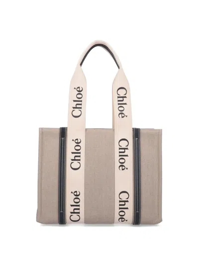 Chloé Woody Medium Tote Bag