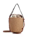 Chloé Small Woody Bucket Bag In Beige