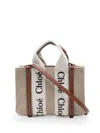 Chloé Women Woody Mini Canvas Tote