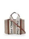 Chloé Women Woody Mini Canvas Tote