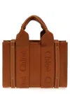 Chloé Small Woody Tote In Brown