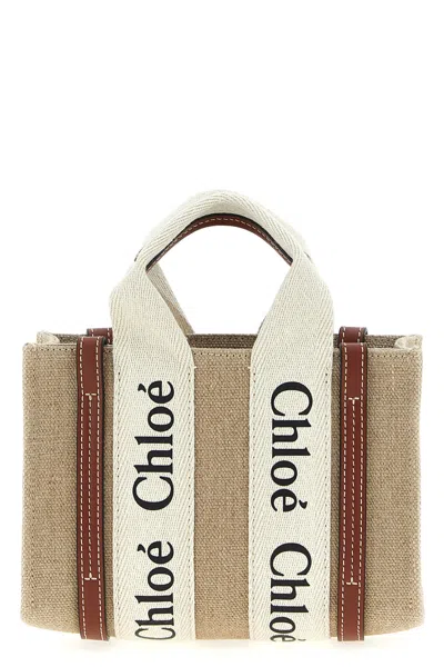 Chloé 'woody' Mini Handbag In Multi