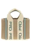 Chloé Natural Woody Mini Tote In Neutral