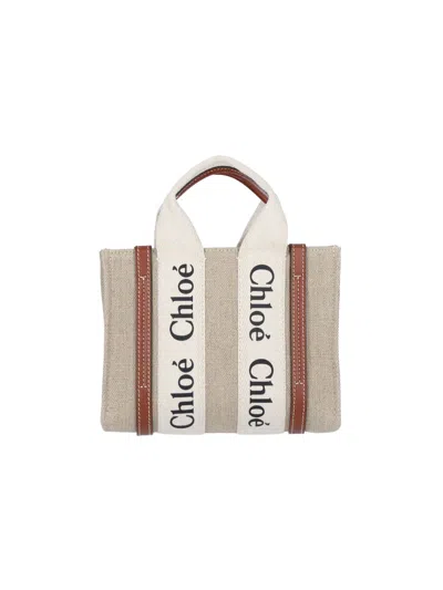 Chloé Woody Mini Tote Bag