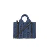 Chloé Small Woody Tote Bag In Blue