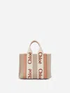 Chloé Woody Mini Tote Bag In Orange