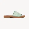 Chloé Woody Mule In Green