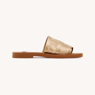 Chloé Woody Mule In Nude