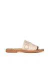 Chloé Women Woody Sandals In Nude