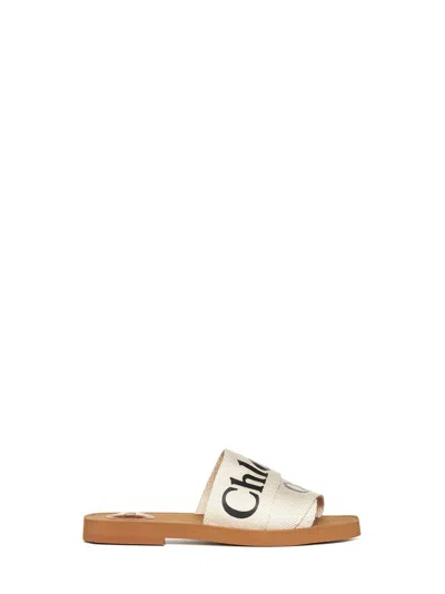 Chloé Burberry Multicolor Suede And Leather Sneakers In White