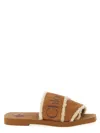Chloé Chloe' Women Woody Sandals In Brown