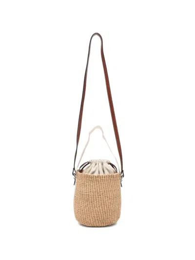 Chloé "woody" Satchel Bag In White