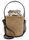 Chloé Small Woody Bucket Top Handle Bag In Dark Brown
