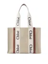 Chloé Chloe Woody Medium Tote Bag In Neutral