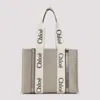 Chloé Chloe Woody Shoulder Bag Women In Gray