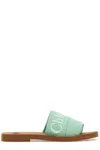 Chloé Woody Slide In Green