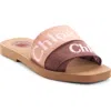 Chloé Woody Slide Sandal In Multi