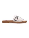 CHLOÉ WOODY SLIDES SANDALS