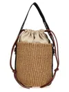 Chloé Woody Small Bucket Bag In Brown