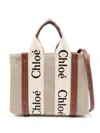 Chloé Woody Small Canvas Tote