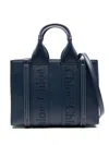 CHLOÉ WOODY SMALL LEATHER TOTE