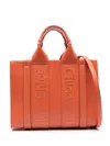 CHLOÉ CHLOÉ WOODY SMALL LEATHER TOTE