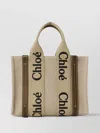 Chloé Woody Linen Small Tote Bag