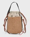 Chloé Woody Small Mifuko Basket Bag With Logo Webbing