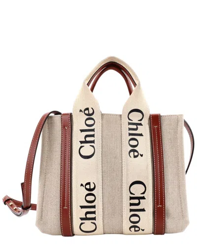 Pre-owned Chloé Woody Small Tote (authentic Pre-loved)