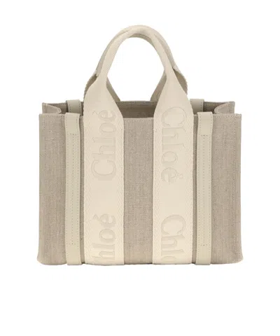 CHLOÉ CHLOÉ WOODY SMALL TOTE BAG