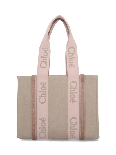 Chloé 'woody' Tote Bag