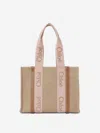 Chloé Medium Woody Tote Bag In Brown